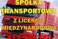 Gotowa spka z licencj na transport EU + PL. 512 333 112